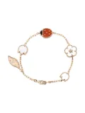 Van Cleef & Arpels 2010s 18K rose gold Lucky Spring multi-stone bracelet