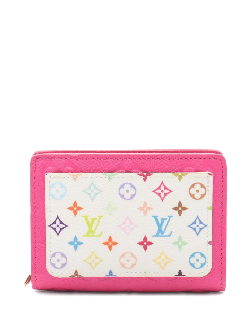 Louis Vuitton Pre-Owned x TM Portefeuil 2010s モノグラム アンプラント二つ折り財布 - ピンク Louis Vuitton Pre-Owned x TM Portefeuil 2010s モノグラム アンプラント二つ折り財布 - ピンク