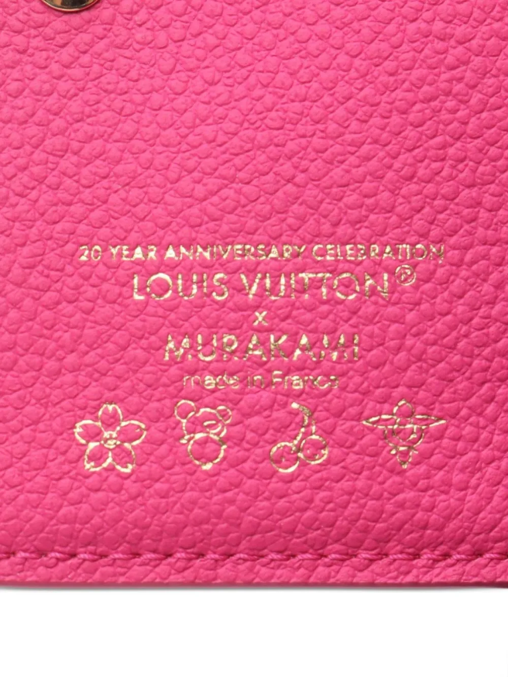 Pre-owned Louis Vuitton X Tm Portefeuil 2010s Monogram Empreinte Bi-fold Wallet In Pink