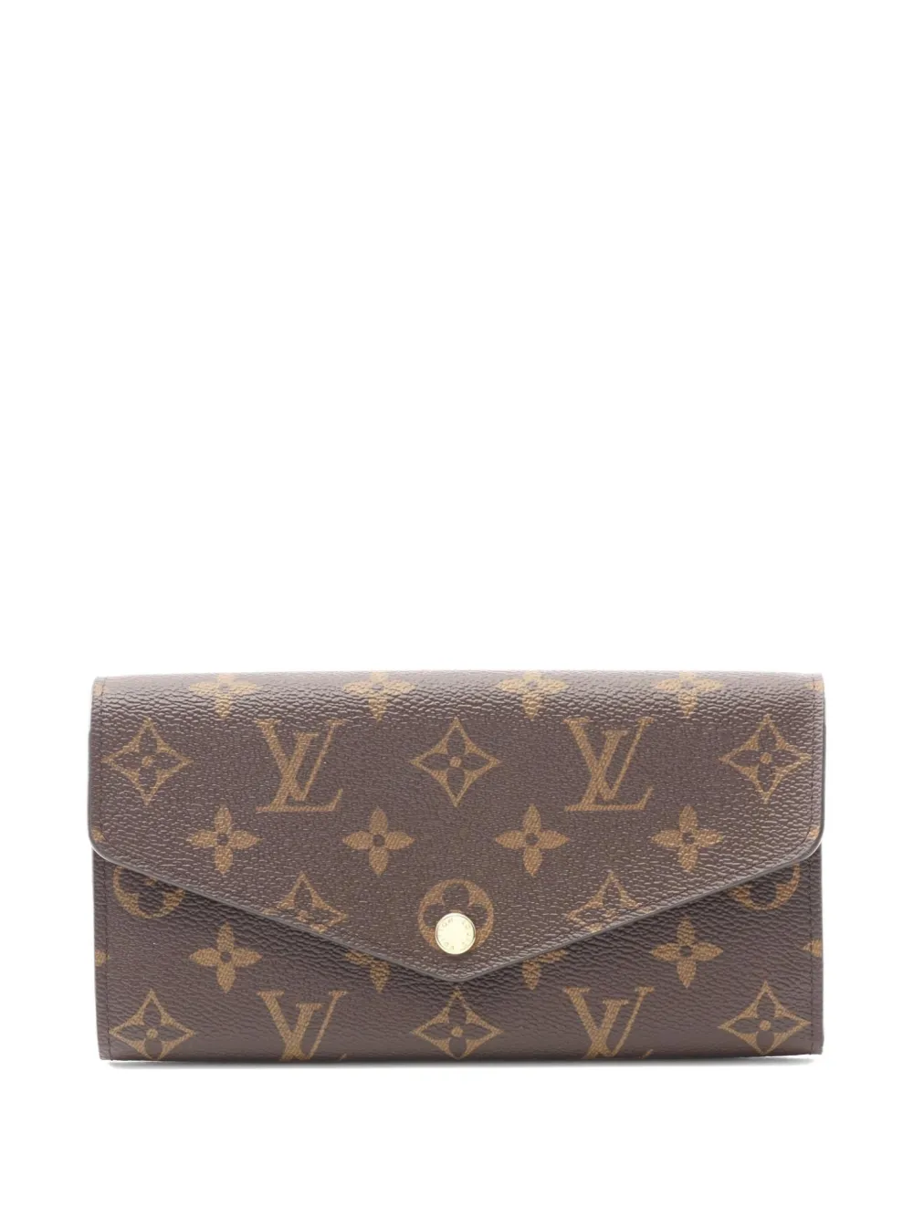 Louis Vuitton Pre-Owned 2018 サラ モノグラム 二つ折り財布 - ブラウン Louis Vuitton Pre-Owned 2018 サラ モノグラム 二つ折り財布 - ブラウン