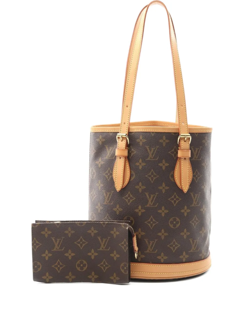 Louis Vuitton Pre-Owned 2002 バケット PM バッグ - ブラウン Louis Vuitton Pre-Owned 2002 バケット PM バッグ - ブラウン