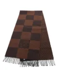 Louis Vuitton Pre-Owned 2020 Damier Giant scarf - Brown