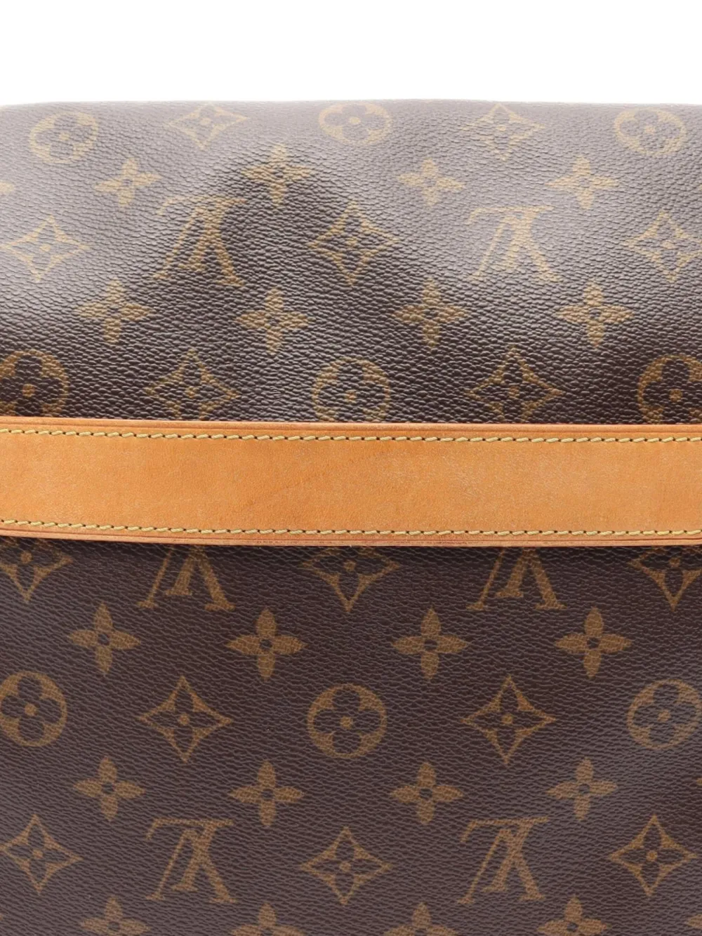 Pre-owned Louis Vuitton 2003 Monogram Aves Messenger Bag In Brown