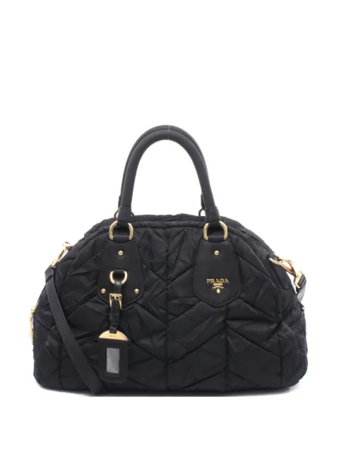 Prada Pre-Owned 2010s Tessuto Re-Nylon quilted cross body bag