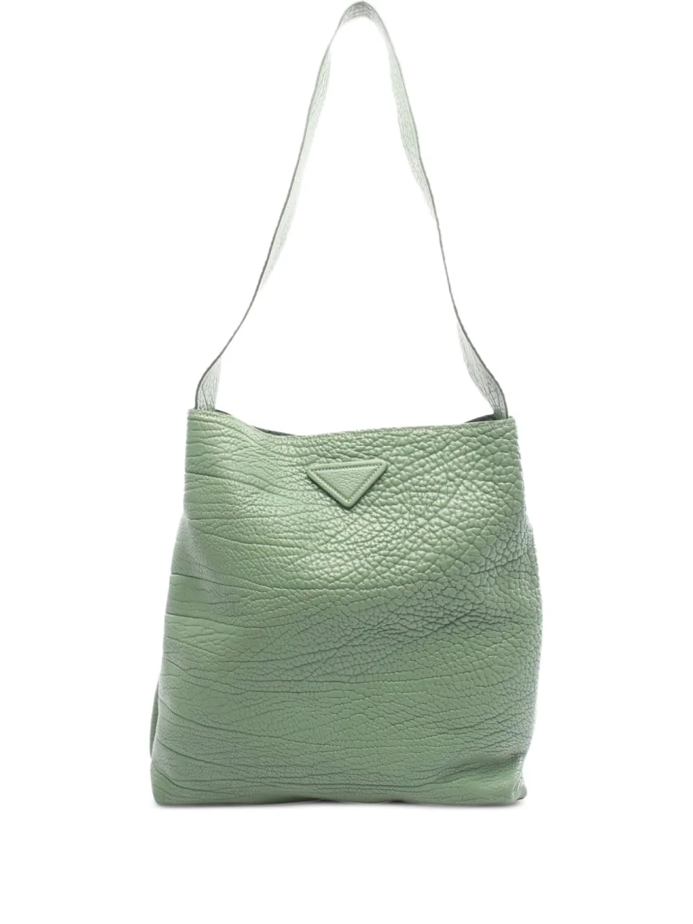 Prada Pre-Owned 2010s leather shoulder bag | Green | Image 1