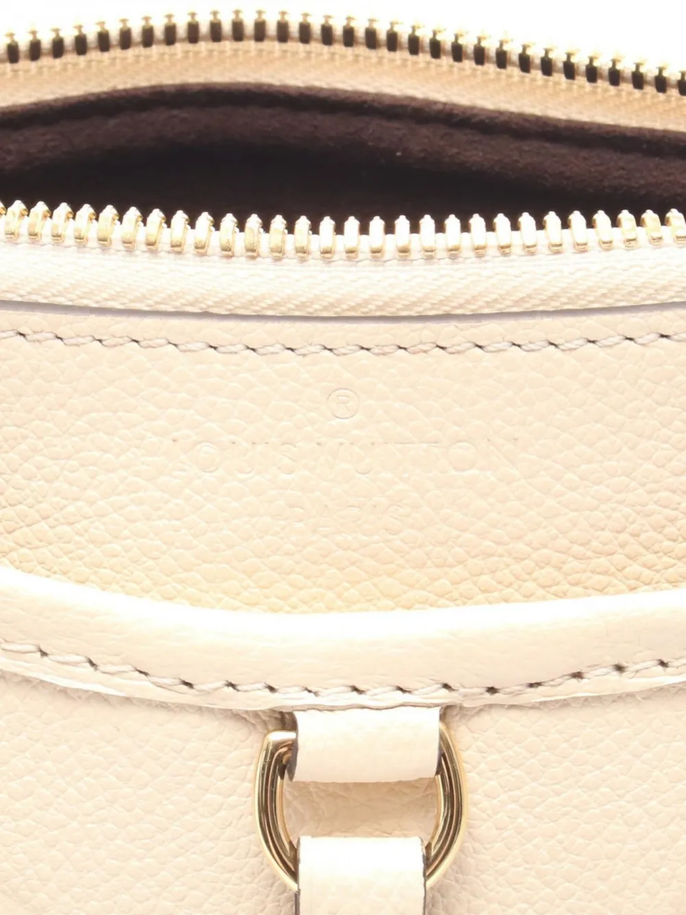 Pre-owned Louis Vuitton 2021s Trianon Pm Monogram Empreinte Tote Bag In Neutral