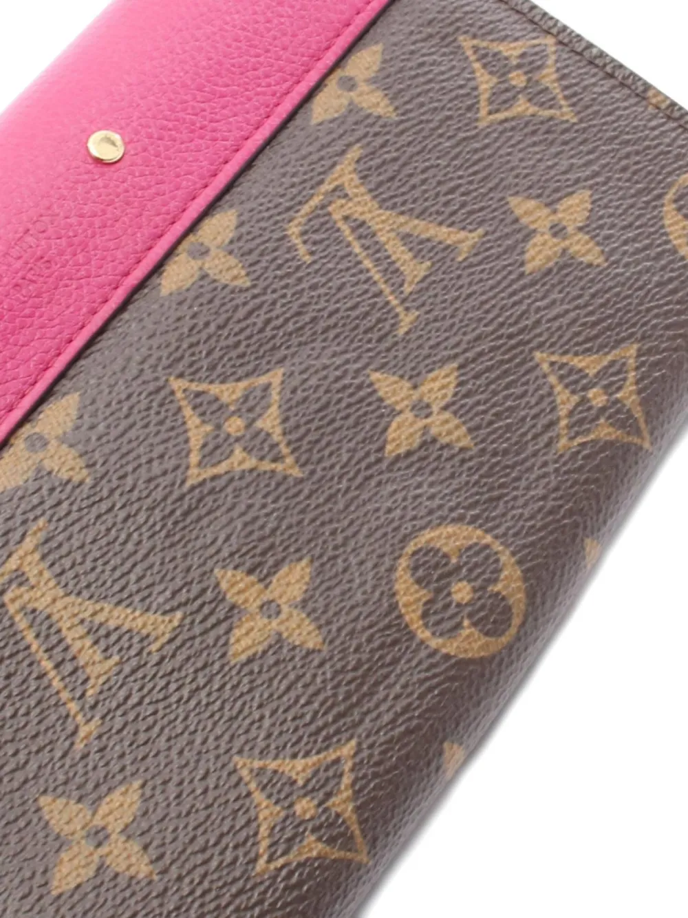 Pre-owned Louis Vuitton 2016 Monogram Wallet In Brown