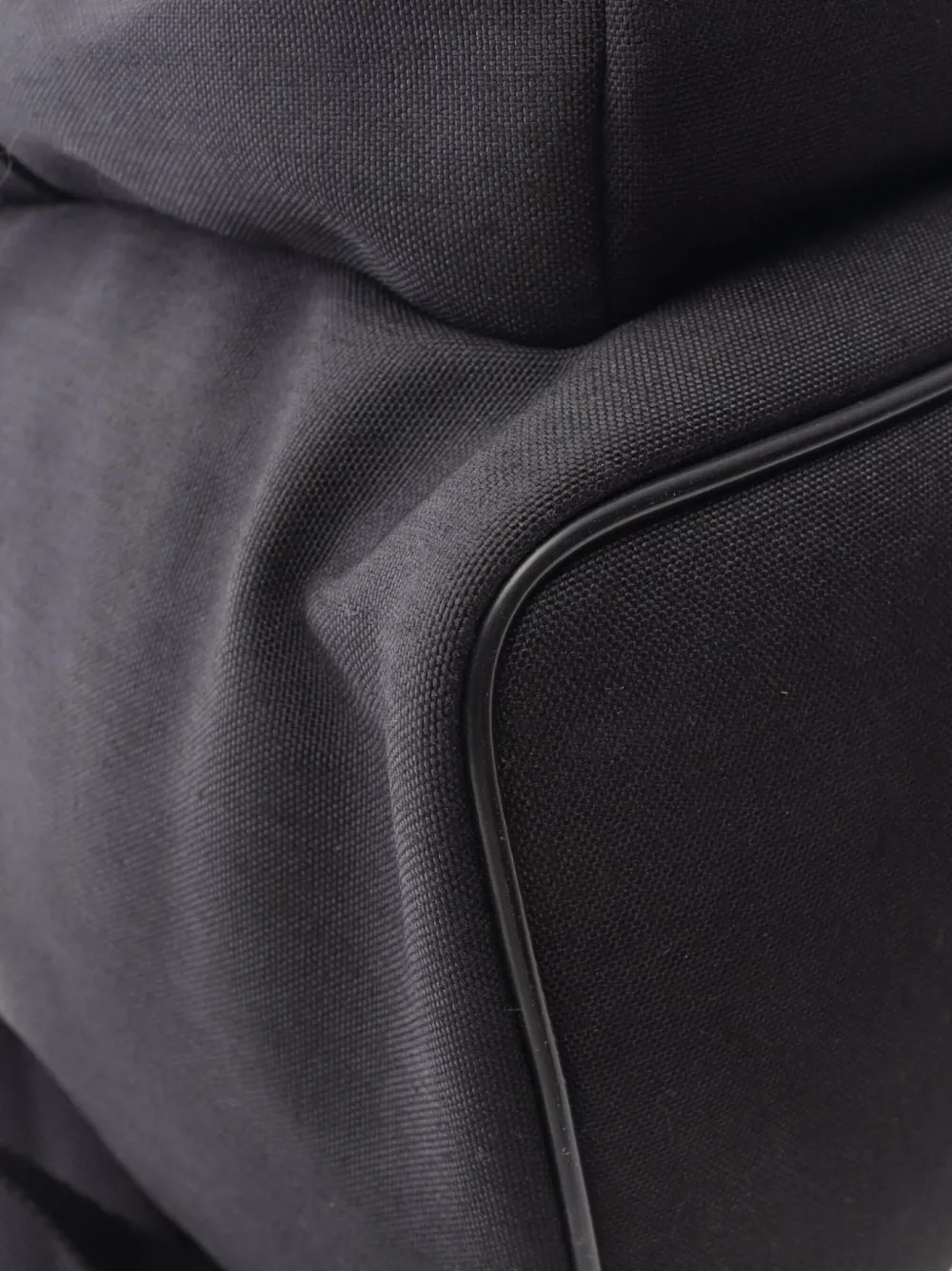 Pre-owned Saint Laurent 2010s Leather-trimmed Backpack In Black