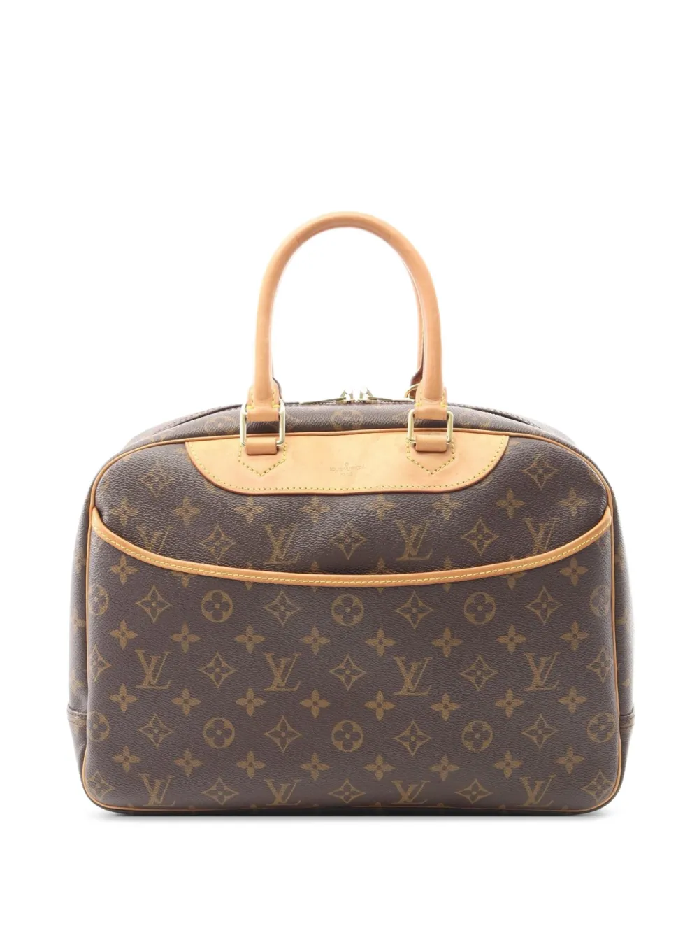 Pre-owned Louis Vuitton 2000 Deauville Tote Bag In Brown