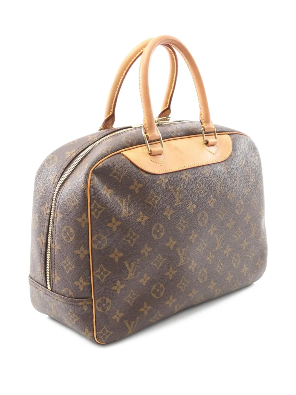 Pre-owned Louis Vuitton 2000 Deauville Tote Bag In Brown