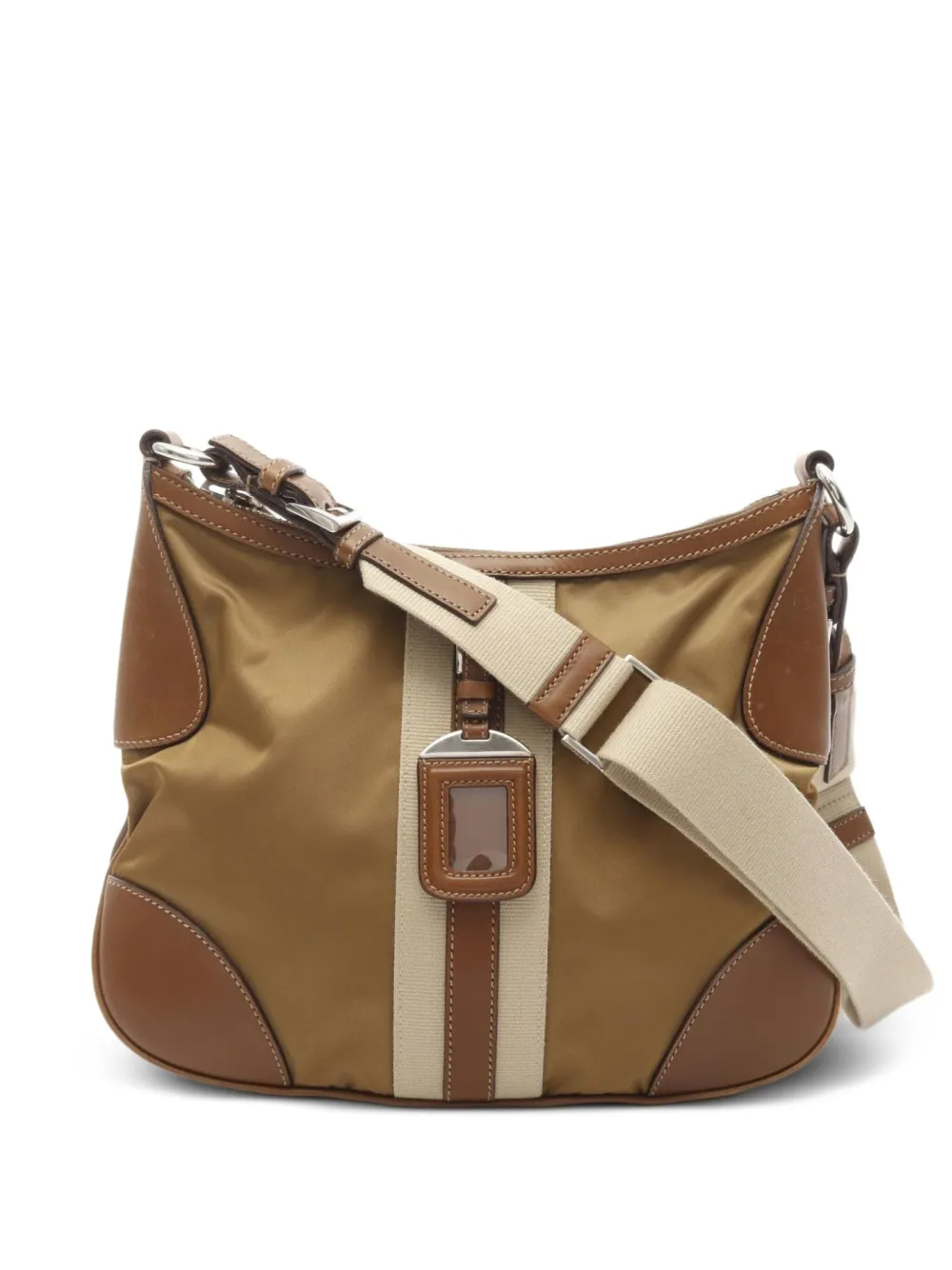Prada Pre-Owned 00's Tessuto shoulder bag | Brown | Image 1