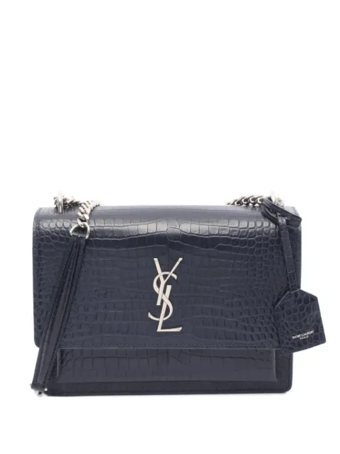 Saint Laurent Pre-Owned 10s Sunset leather shoulder bag