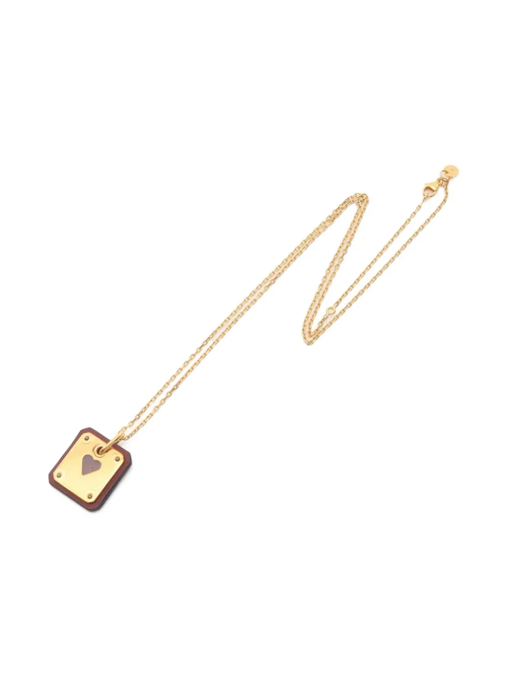 Hermès Pre-Owned 2021 アスドゥクル PM ネックレス - ゴールドトーン Hermès Pre-Owned 2021 アスドゥクル PM ネックレス - ゴールドトーン