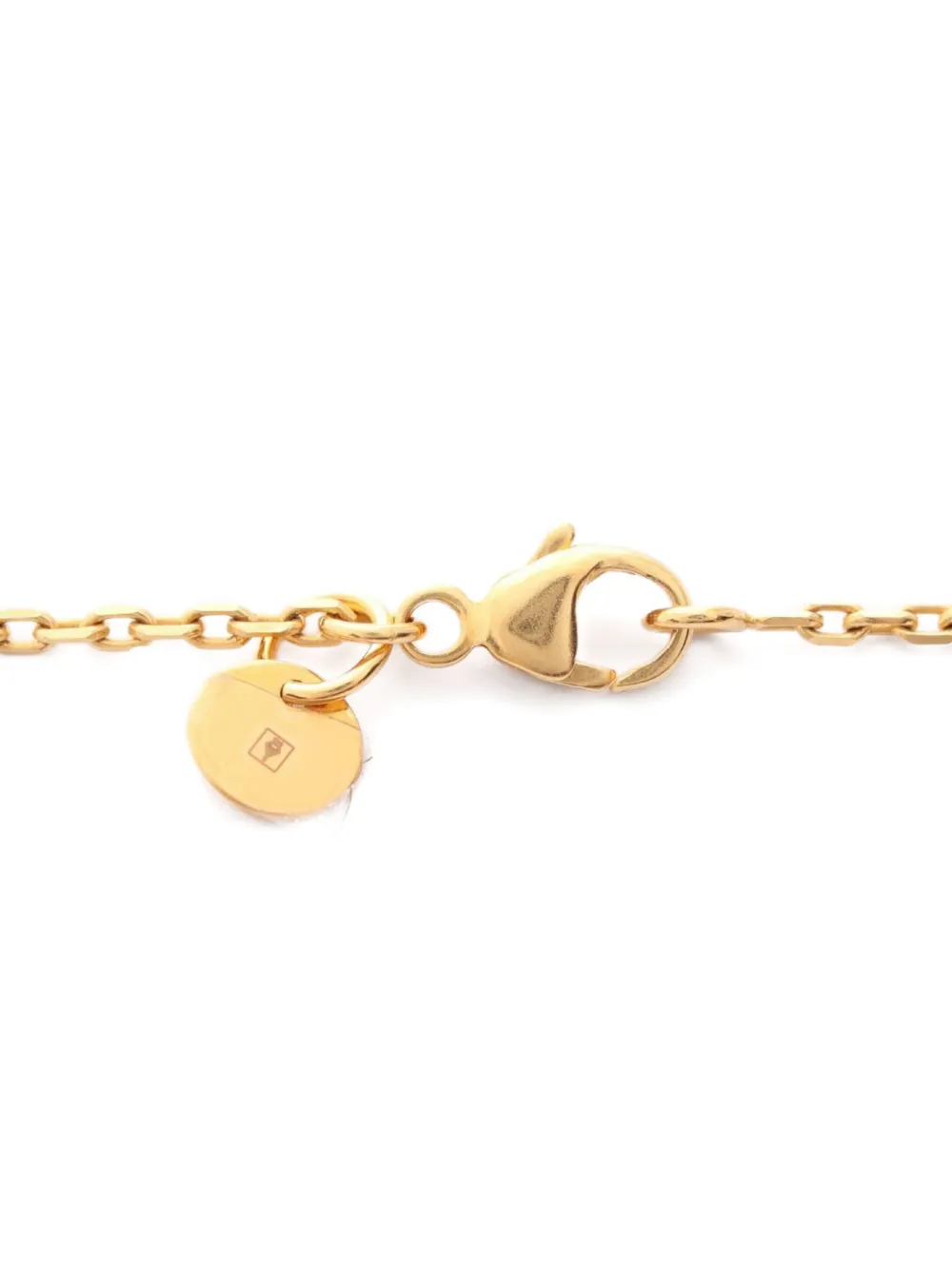 Pre-owned Hermes 2021 Asdukur Pm Necklace In Gold