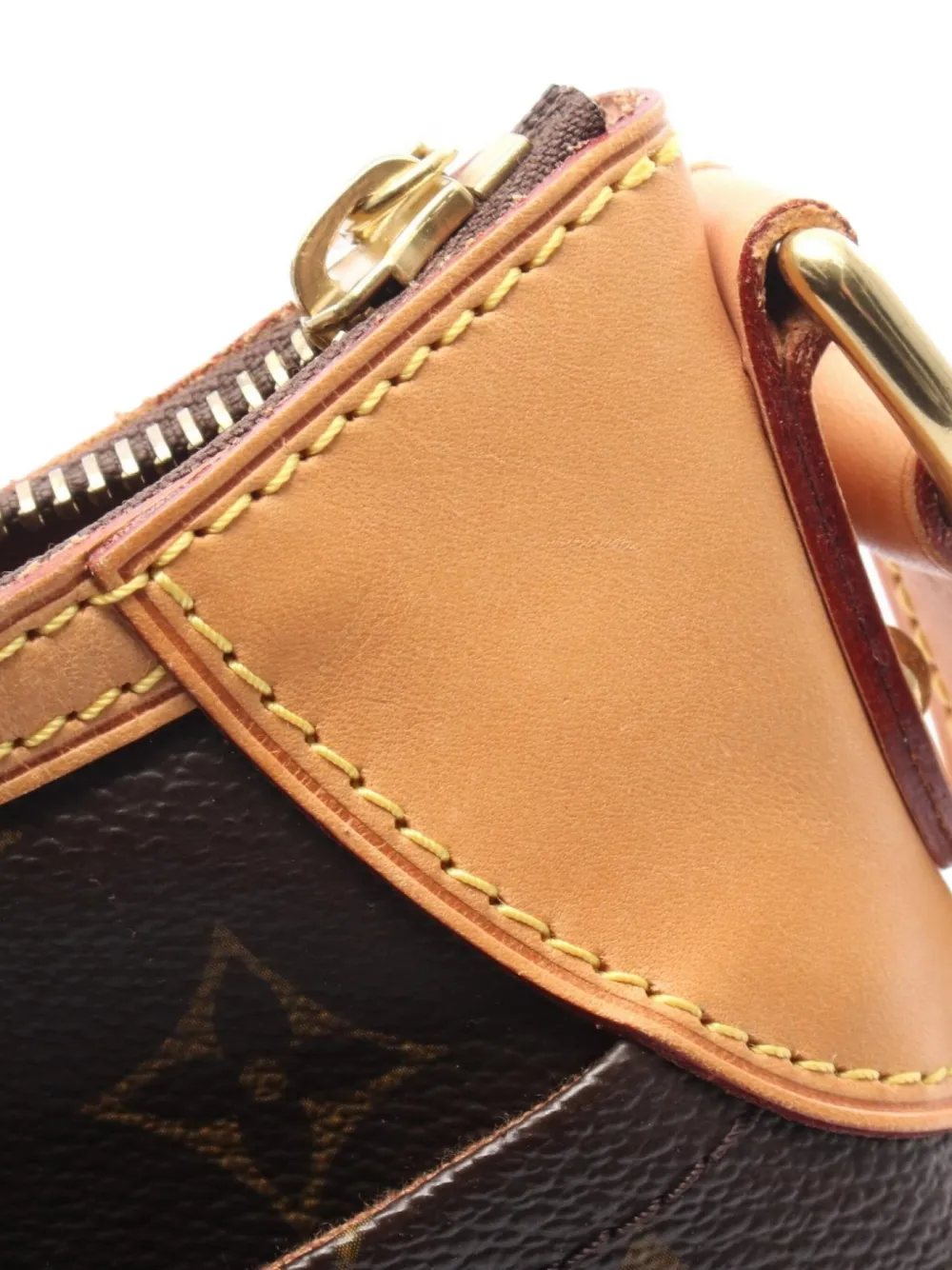 Pre-owned Louis Vuitton 2012 Odeon Pm Monogram Shoulder Bag In Brown