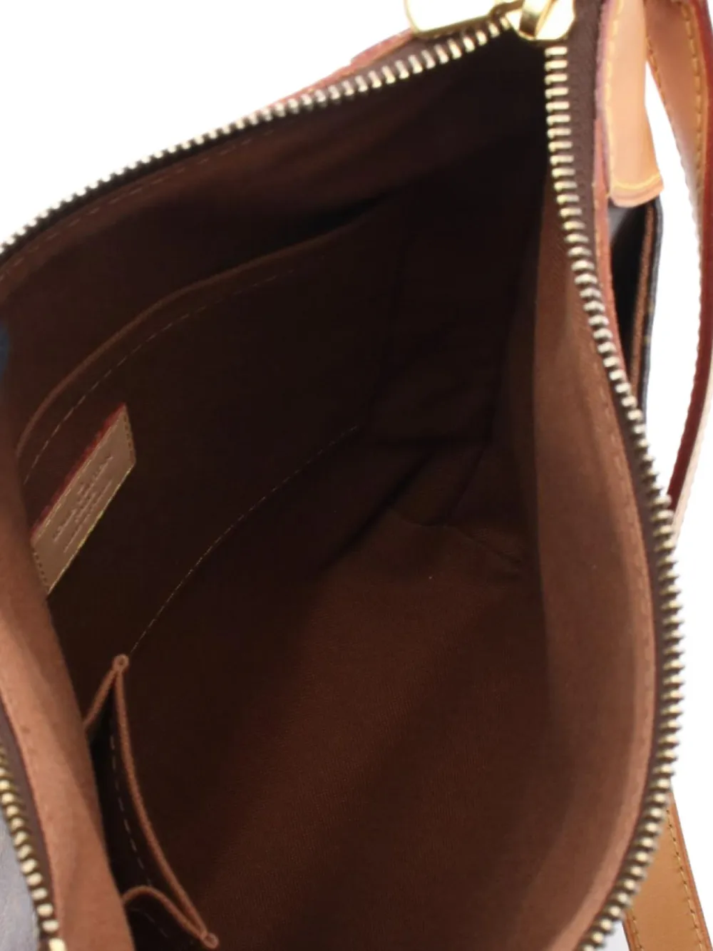 Pre-owned Louis Vuitton 2012 Odeon Pm Monogram Shoulder Bag In Brown