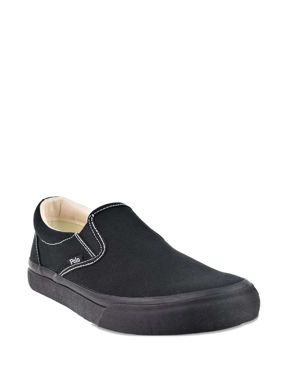 Polo Ralph Lauren slip-on canvas sneakers Black