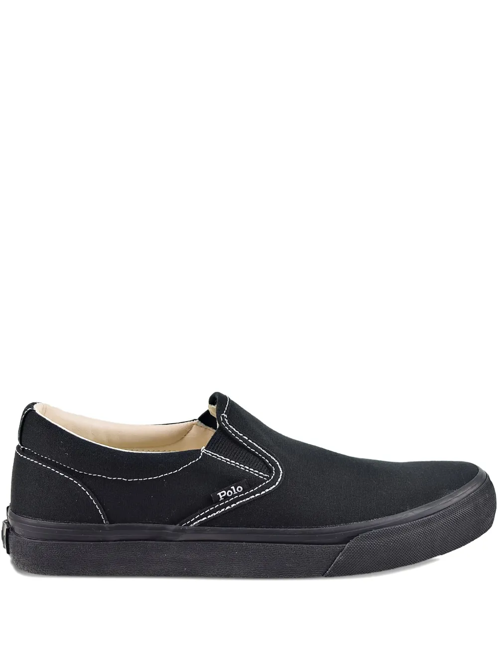 Polo Ralph Lauren slip-on canvas sneakers Black