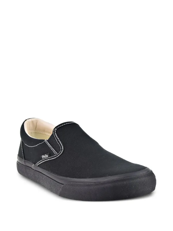 Polo Ralph Lauren スリッポン スニーカー | ブラック | FARFETCH JP