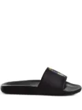 Polo Ralph Lauren bear-embroidered slides - Black