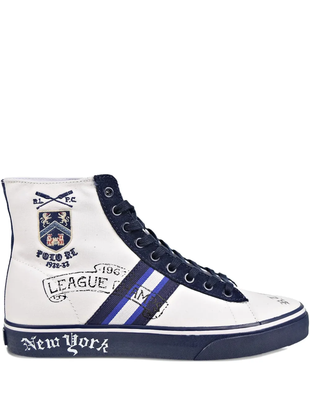 Polo Ralph Lauren Solomon Collegiate hi-tops sneakers White
