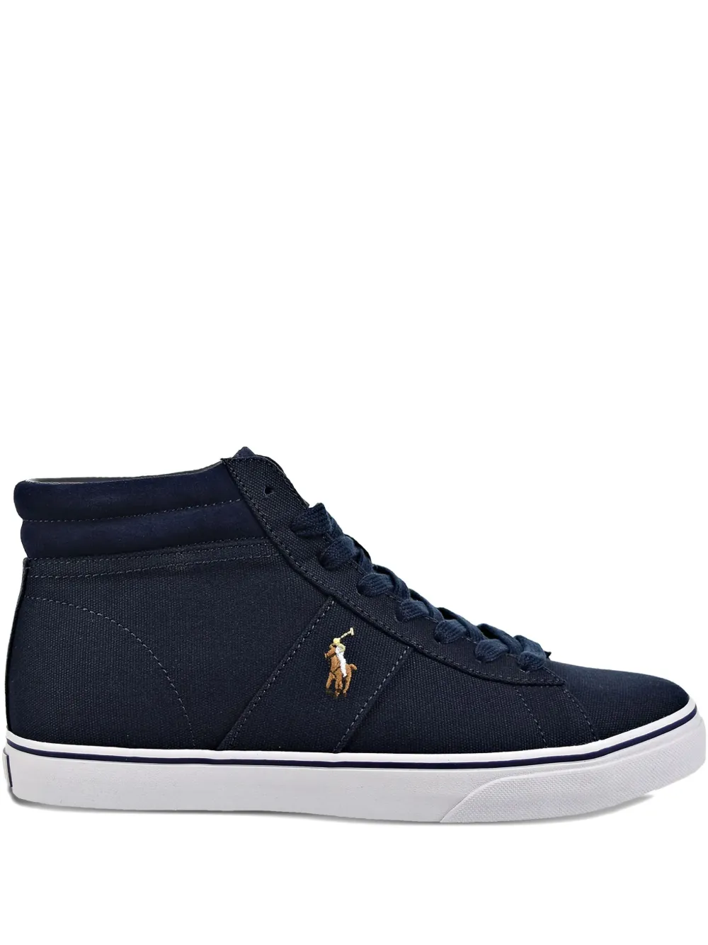 Polo Ralph Lauren logo-detail high-top sneakers Blue
