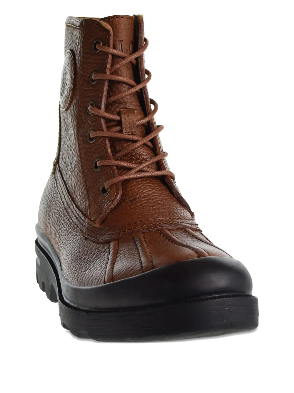 Polo Ralph Lauren Oslo High 631706 Men Brown Suede Waterproof Ankle Boots Dwa876 In Animal Print
