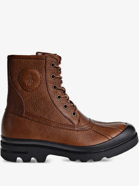 Polo Ralph Lauren lace-up leather boots