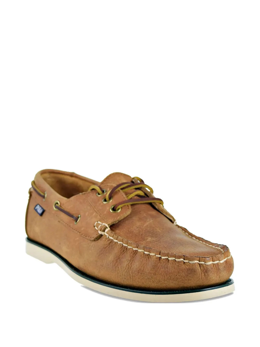 Polo Ralph Lauren Bienne leather boat shoes Brown