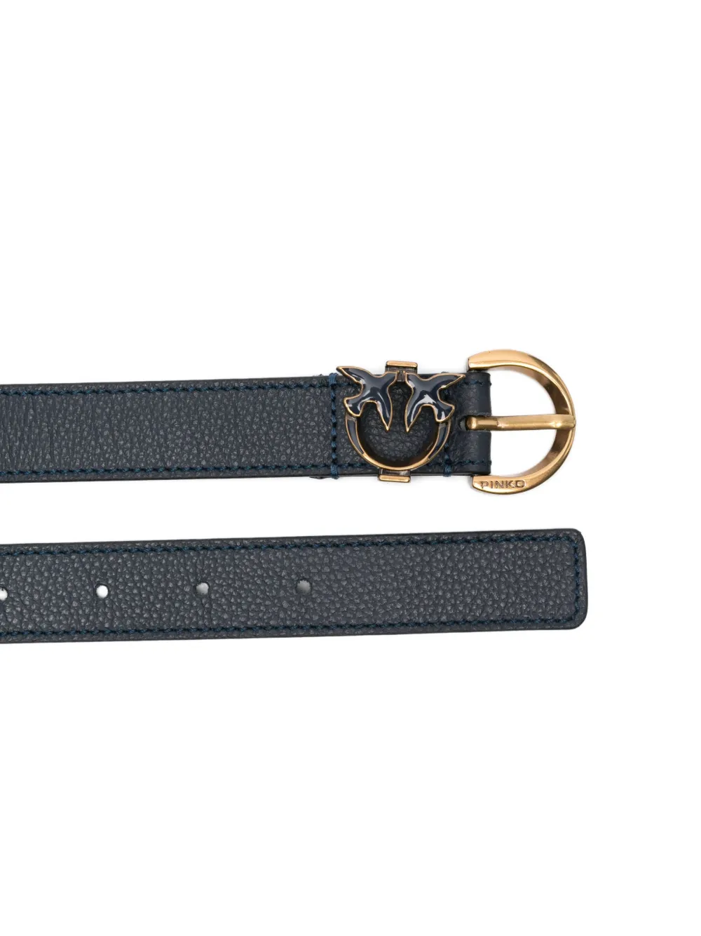 PINKO bird buckle belt - Blauw