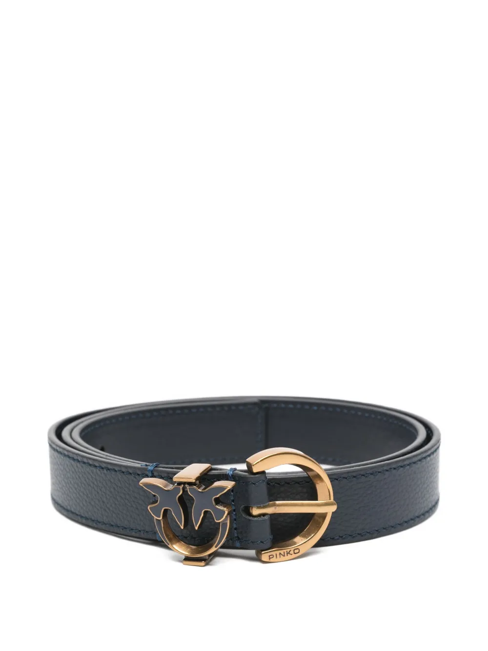 Pinko Bird Buckle Belt In Brown