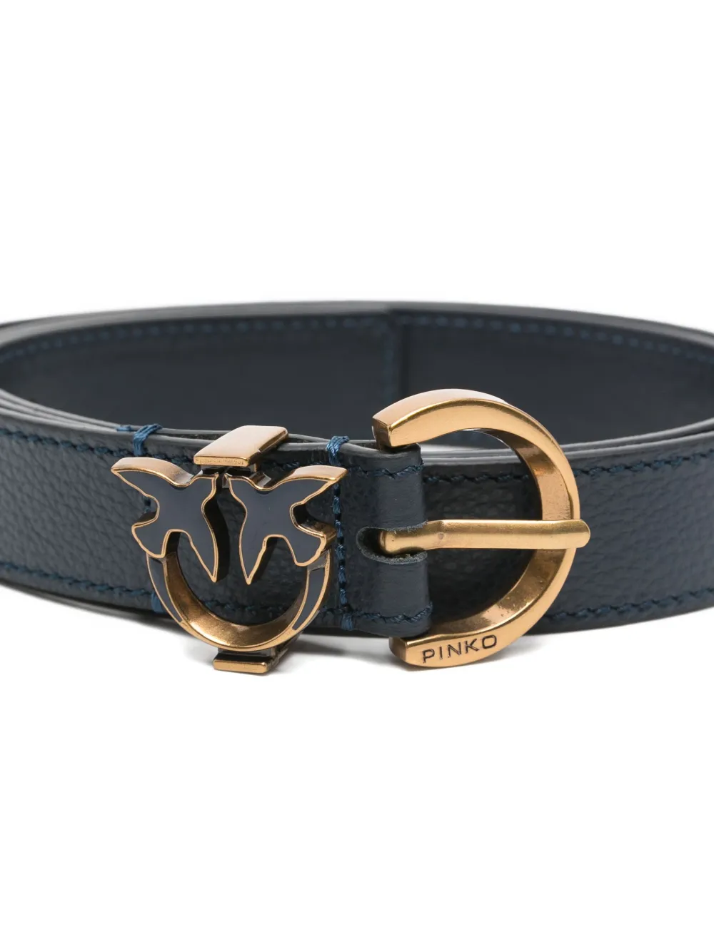 Pinko Bird Buckle Belt In Brown