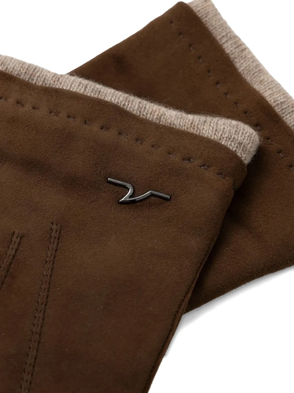 Paul & Shark Handschoenen met logodetail - Bruin