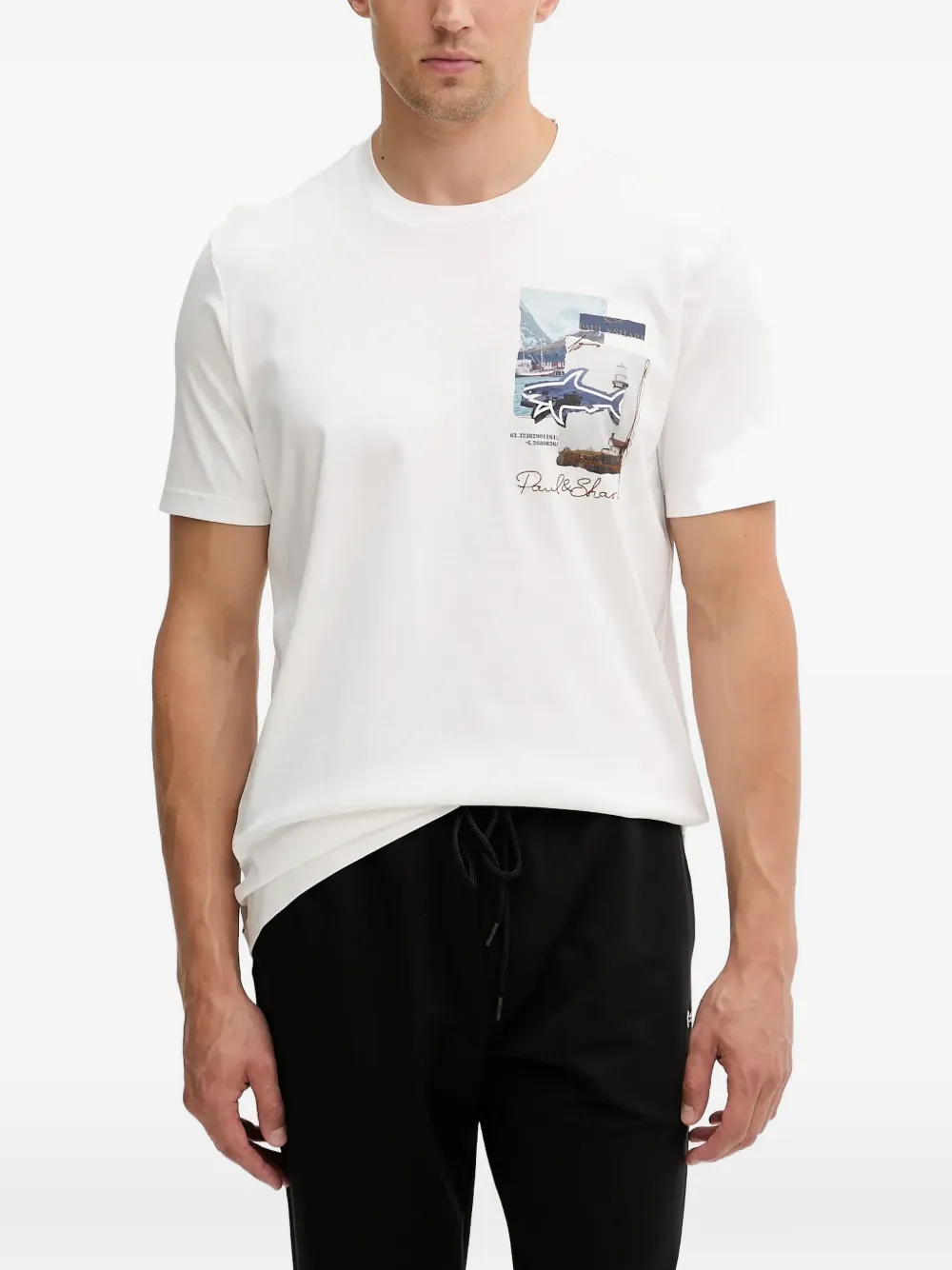 Paul & Shark graphic-print T-shirt - Bianco
