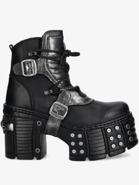 NEW ROCK bottines plateforme à boucle 120 mm