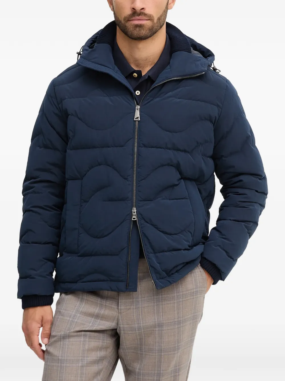 Paul & Shark hooded zip jacket - Blu