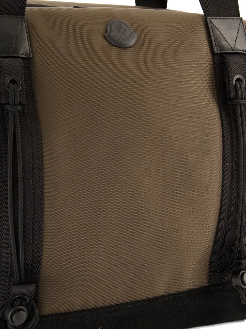 Moncler Tech Duffle reistas met dubbele rits Groen