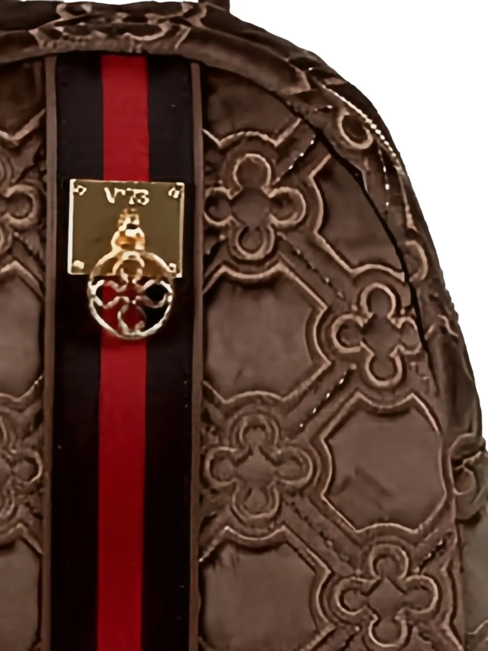 V°73 quilted backpack - Bruin