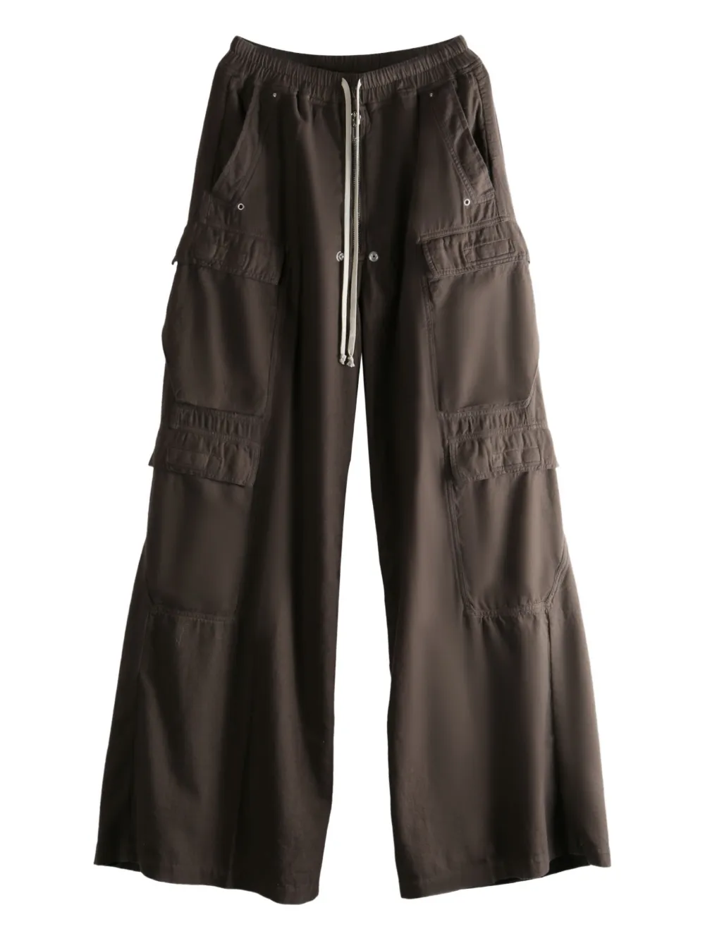 Rick Owens Drkshdw Cargo-pocket Trousers In Brown