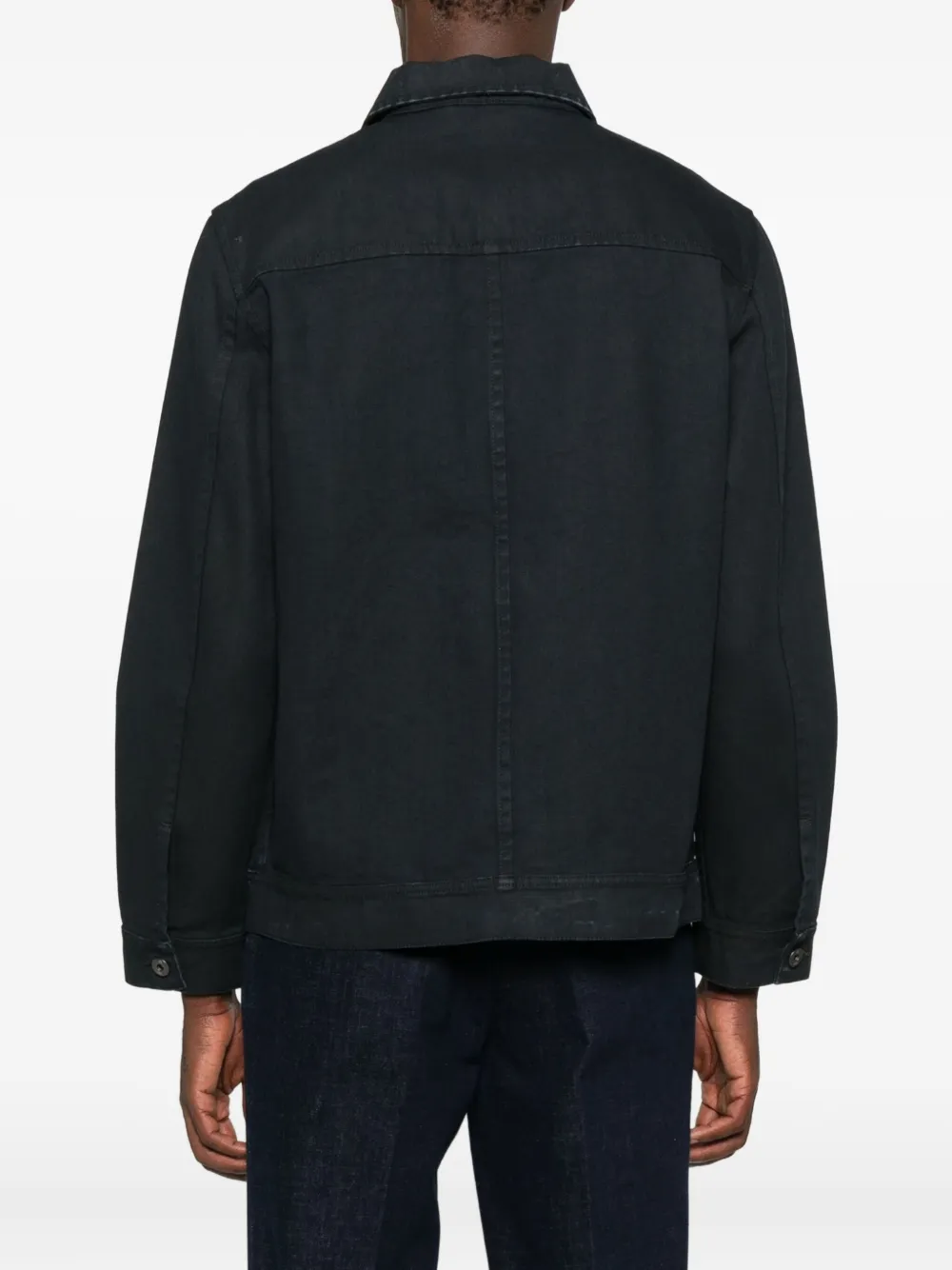 Trc Pocket Button Jacket In Blue