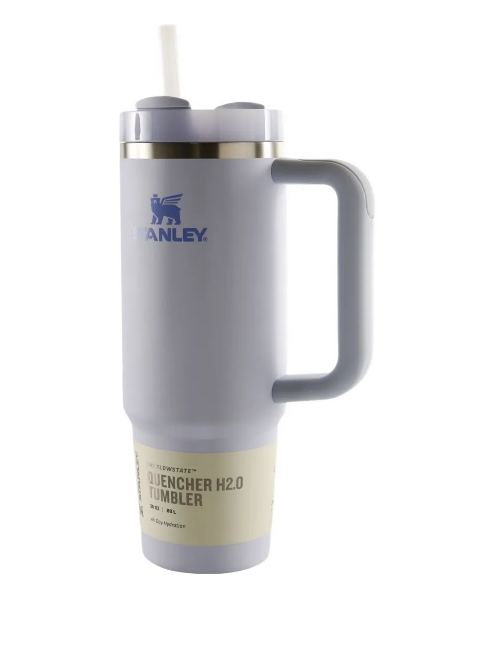 Stanley handle straw tumbler | Grey | Image 1
