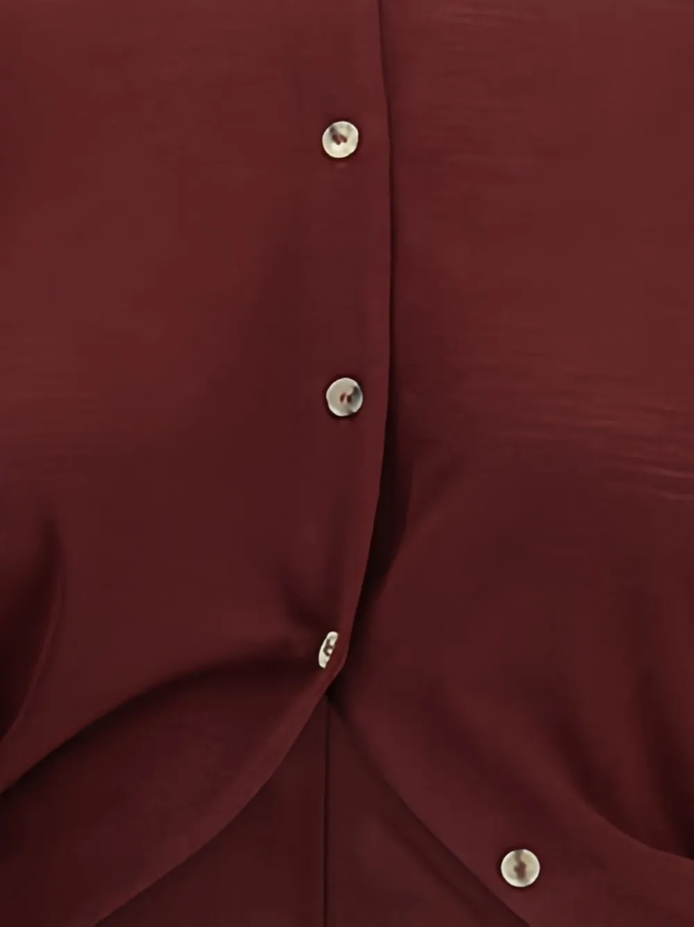 Khaite Cropped Finn Cardigan In Burgundy