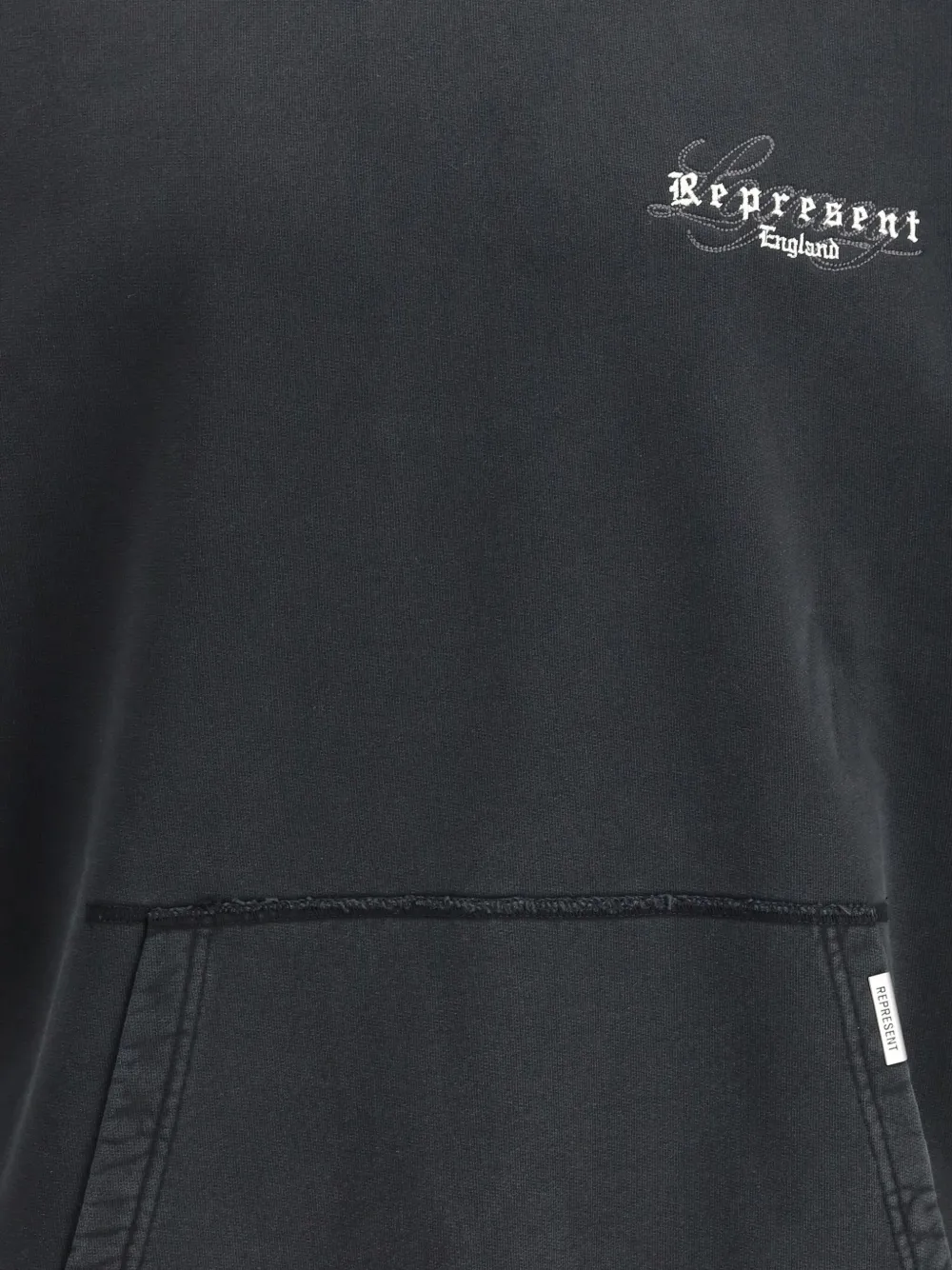 Represent Legacy Overprint Hoodie In Gray