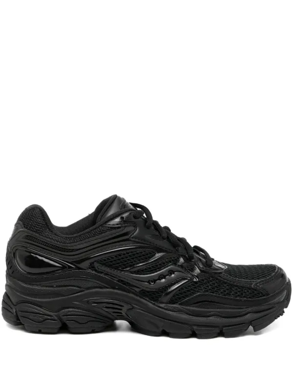 Chaussures De Running Saucony Progrid Omni 9 Armor Noir - Confort, Stabilité, Design Rétro Monochrome - Pour Homme/femme - 8
