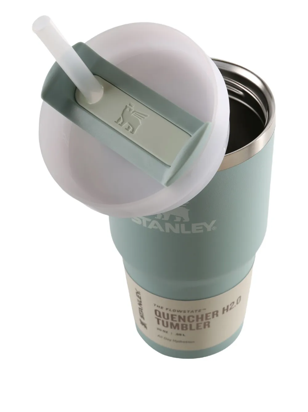 Stanley كوب بغطاء وشفاطة | أخضر | Image 1