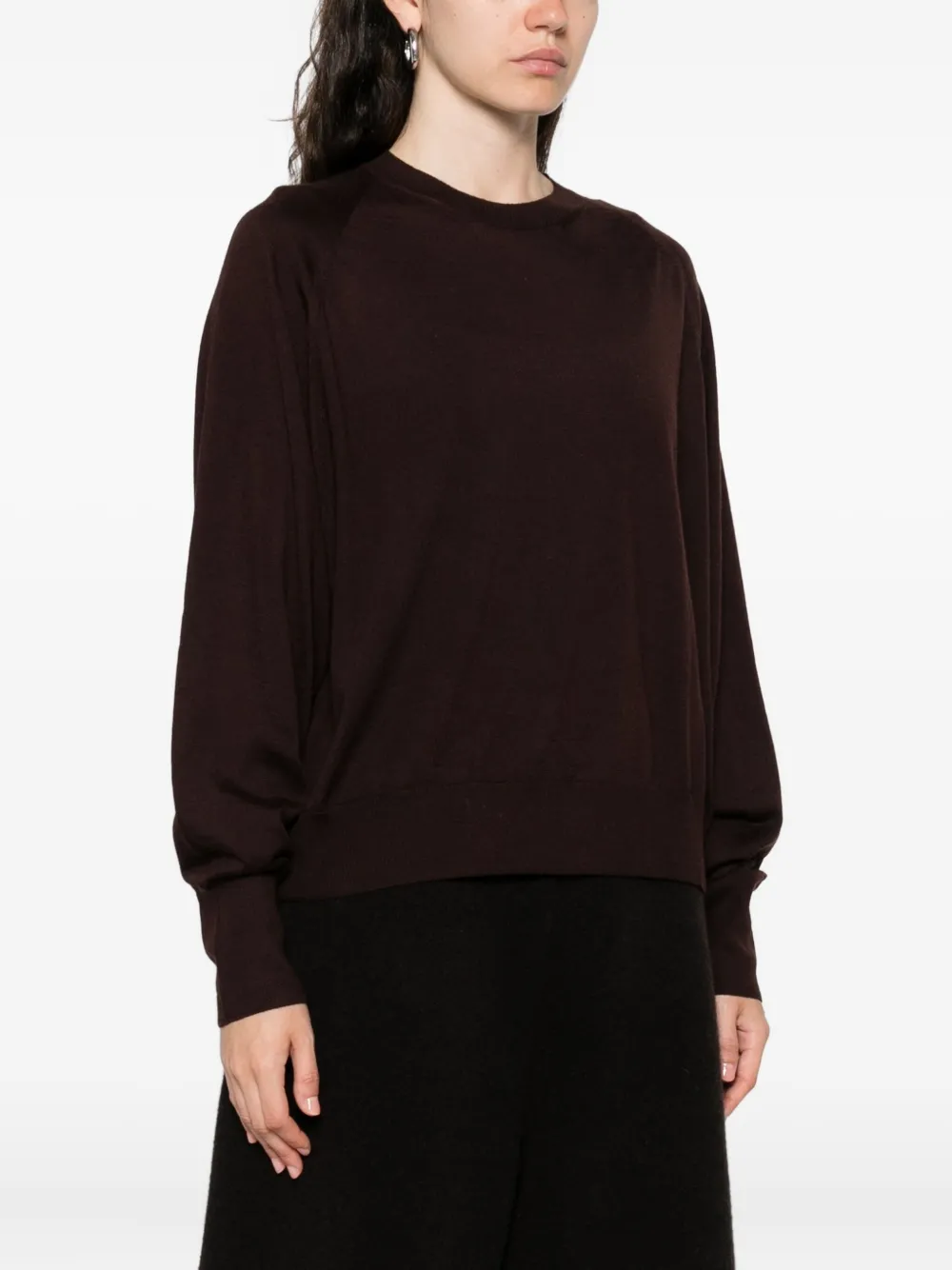 Boboutic Raglan-sleeve Sweater In Brown