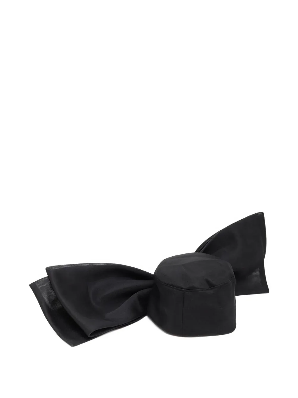 Vaquera bow-detail hat - Zwart