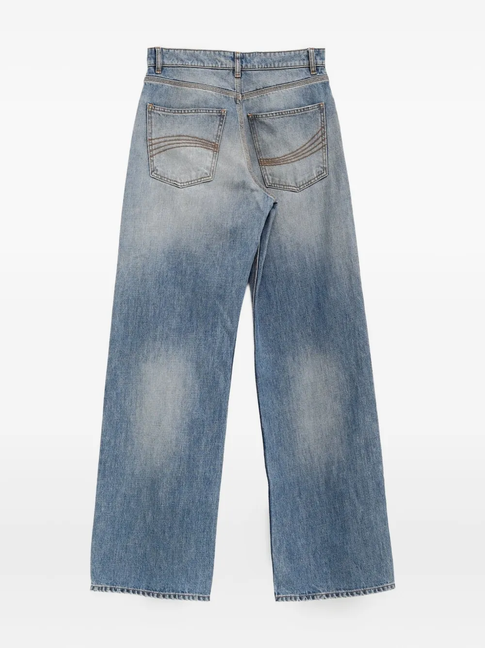 Erl Breakwater-wash Jeans In Blue