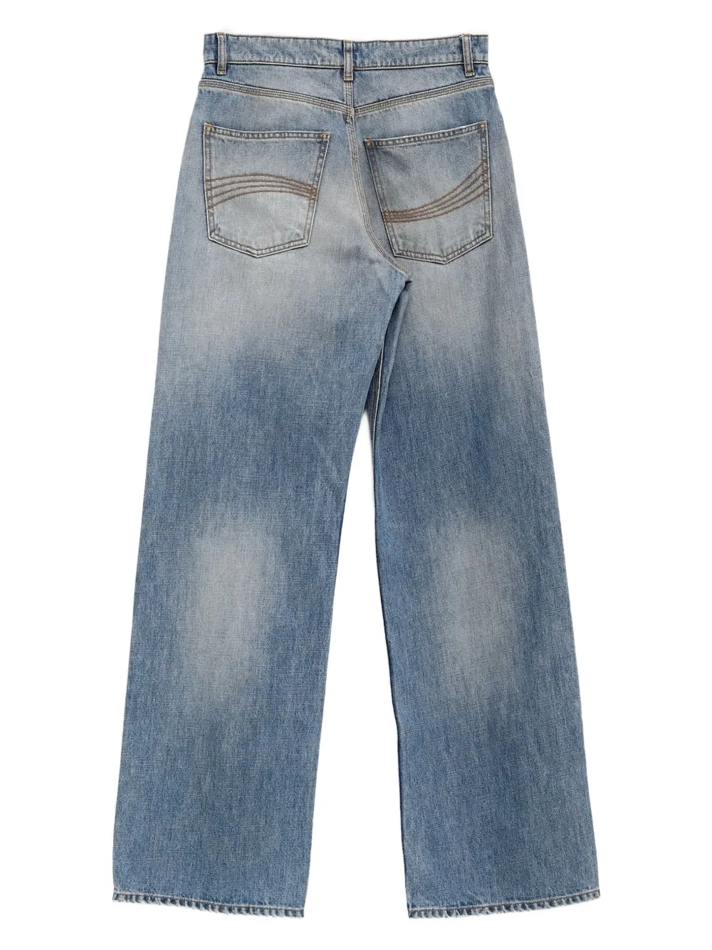 ERL Jeans met wassing - Blauw