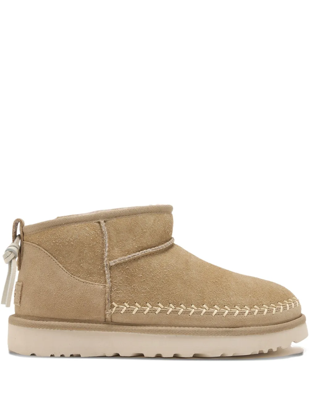 UGG stitched-trim suede boots | Neutrals | Image 1